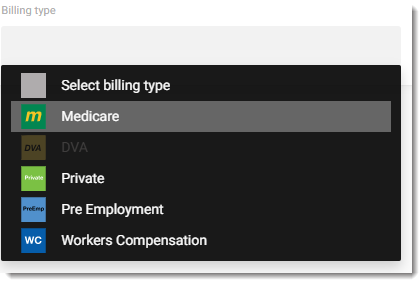 Medicare Bill Type Example