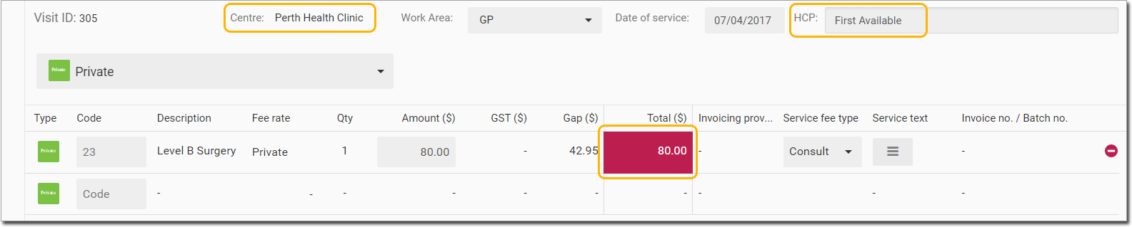 Override Schedule - Example