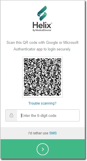 Authenticator QR code