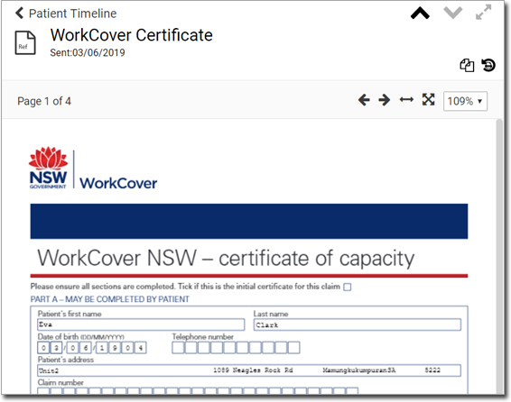 Example certificate and controls