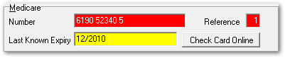 Example biographics Medicare check