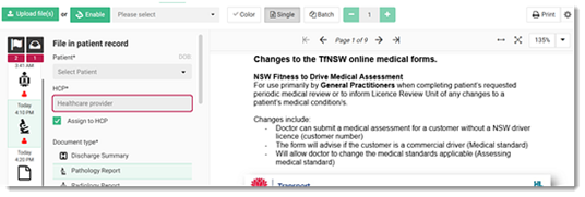 Selected Document icon