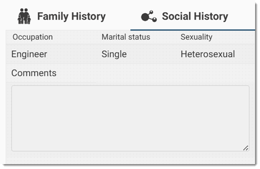 Social History section